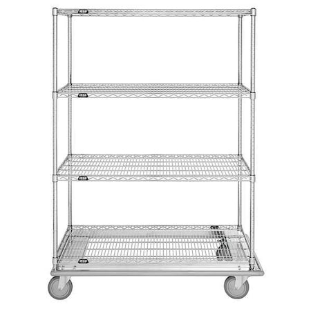 Zoro Select Wire Cart, 18 In. W, 36 In. L, Steel SS-DB1848-63CF