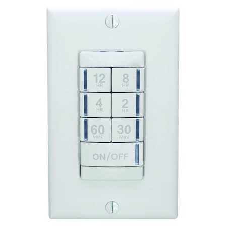 SENSORSWITCH Timer Switch, 12 Hrs, White PTS 720 WH