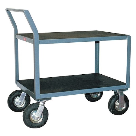 Jamco Low-Profile Instrument Cart with Flush Metal Shelves, Steel, 1,200 lb Load Capacity, 2 Shelves AL248Z800GP