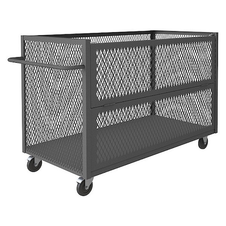 Zoro Select Mesh Box Truck, 1400 lb., 66 In.L 3STDG-EX3060-5PO-95