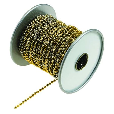 Lucky Line Bead Chain Sp, Gld, Yel Brs, 100 ft. 31800