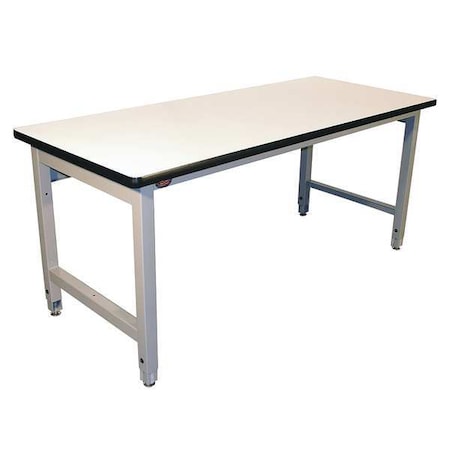 Pro-Line Bolted Workbenches, ESD Laminate, 60" W, 30" to 36" Height, 5000 lb., Straight HD6036C/A31HDLE-6
