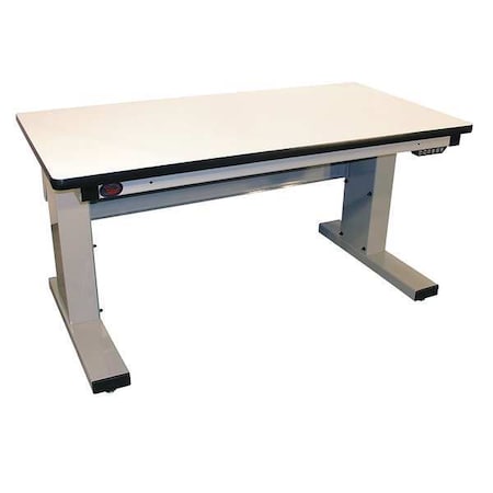 Pro-Line Electric Workbenches, Laminate, 30" W, 30-1/2" to 46-1/2" Height, 1000 lb., Cantilever MVSII7230P-A31