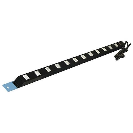 Pro-Line Power Strip, 12 Outlet(s) 6 ft., Blue ES48/ESMR60-L14