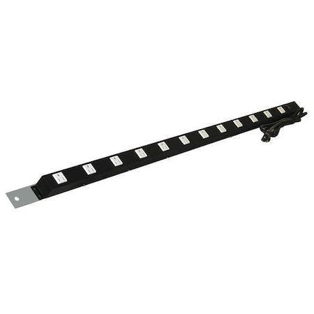 Pro-Line Power Strip, 12 Outlet(s) 6 ft., Gray ES48/ESMR60-A31