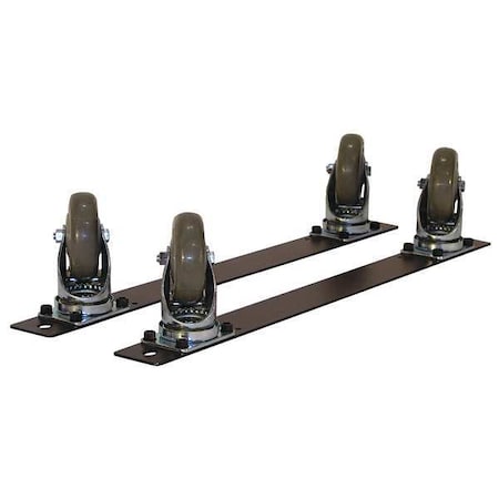Pro-Line Plate Caster Kit, Polyurethane, 275 lb, PK4 TLC-4ELQS