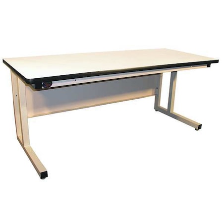 Pro-Line Heavy-Duty Work Bench, ESD Laminate, 30" W, 30" Height, 750 lb., Cantilever CHD7230C-H11