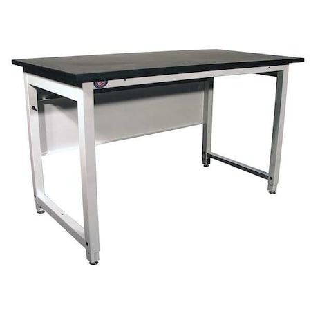 Pro-Line Bolted Lab Heavy Duty Work Bench, Epoxy Resin, 60" W, 34" to 40" Height, 5000 lb., Straight LHD603034/HDLE/ERRFW-627