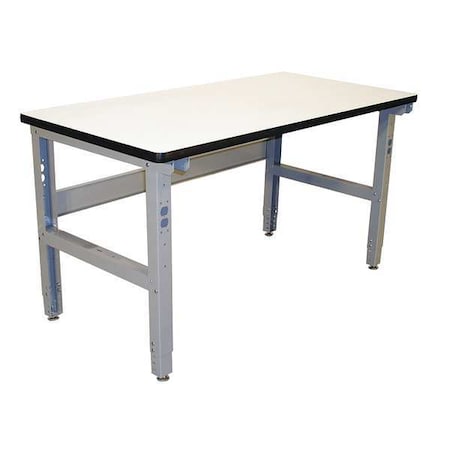 Pro-Line Bolted Workbench, Laminate, 60 in W, 30 in to 36 in Height, 850 lb, Straight IWB6030C