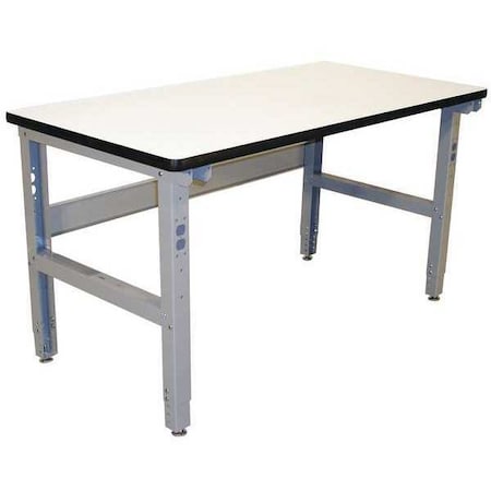 Pro-Line Bolted Workbench, Laminate, 60 in W, 30 in to 36 in Height, 850 lb, Straight IWB6036C