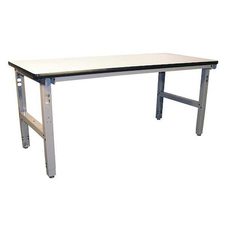 Pro-Line Bolted Workbench, Laminate, 72 in W, 30 in to 36 in Height, 850 lb, Straight IWB7236P