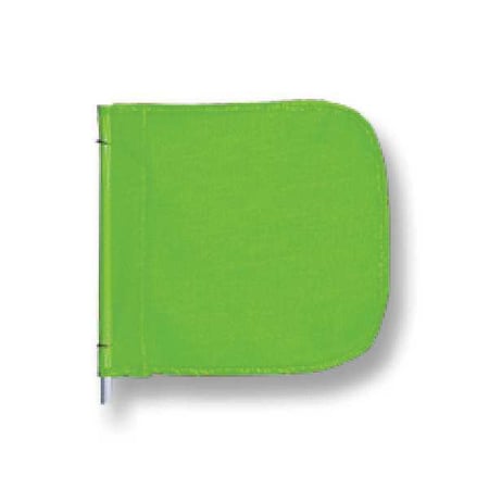 Checkers Warning Whip Replacement Flag, Green, Nylon Mesh, Mounting Clip FS9024-16-G