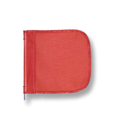 Checkers Warning Whip Replacement Flag, Orange, Nylon Mesh, Mounting Clip FS9024-O