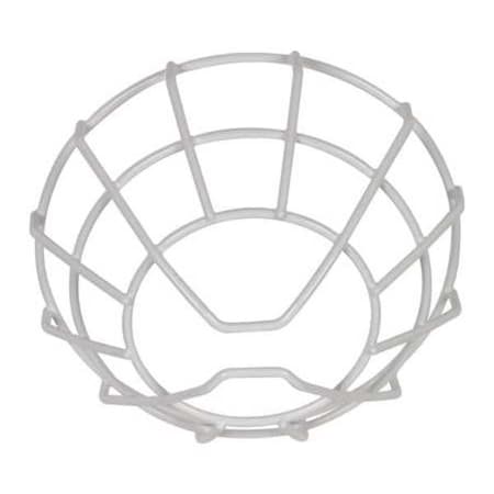 Safety Technology International Wire Cage, Steel, Surface Mount, 8 1/4 in W x 8 1/4 in H x 3 1/2 in D, White STI-9711