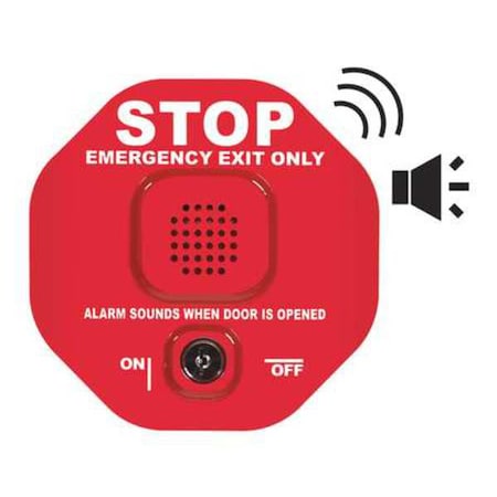 Safety Technology International Exit Door Alarm, Annunciation, 105dB STI-6400WIR
