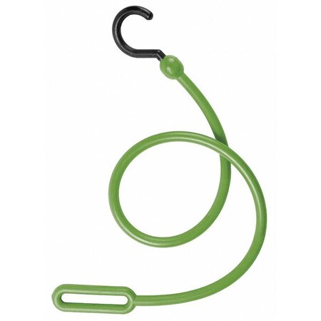 The Perfect Bungee Bungee Cord, Hook and Loop, 30 In.L, Green PC30LEJDG