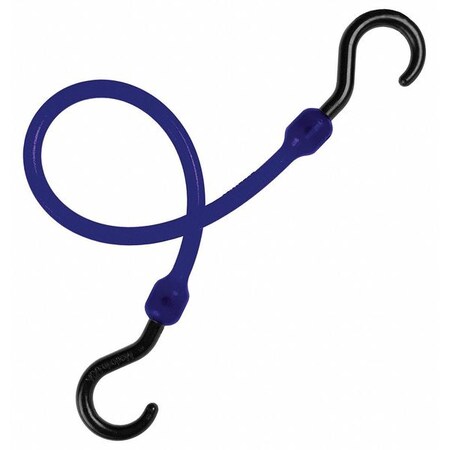 The Perfect Bungee Bungee Cord, Hook, 18 In.L, Purple PC18L