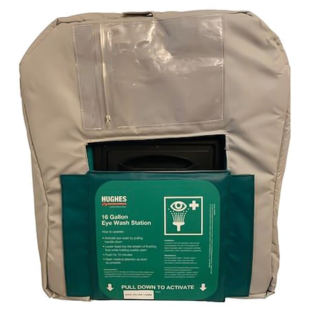 Hughes Safety Showers Insulated Jacket for Gravity-Fed 16GFEW Eyewash Station 16GFEW-BLKT