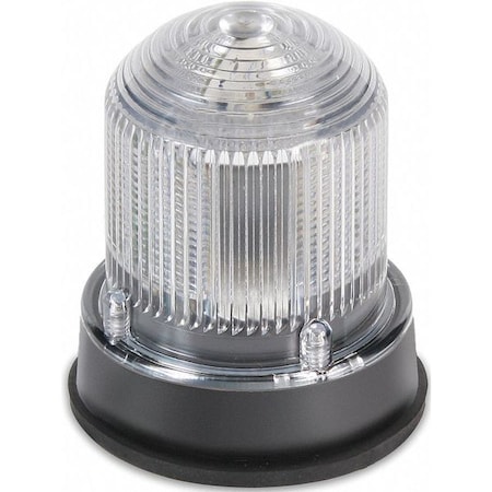 EDWARDS SIGNALING Warning Light, LED, 120VAC, White, 420 FPM 125XBRZW120AB