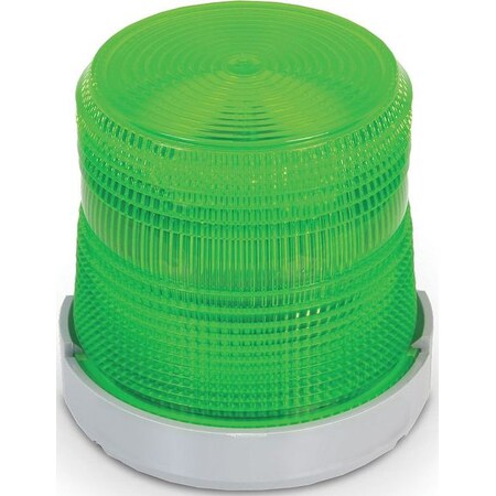 Edwards Signaling Warning Light, Strobe Tube, 120VAC, Green 96BG-N5