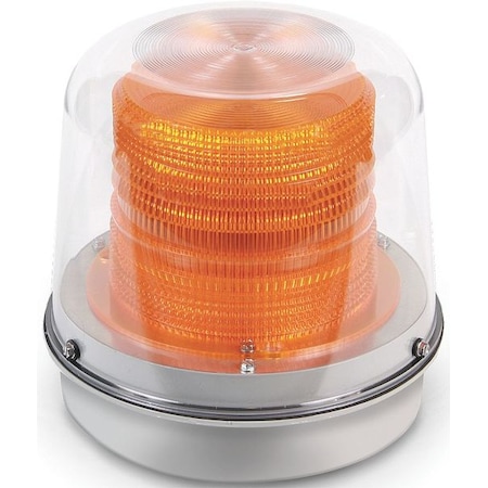 Edwards Signaling Warning Light, Strobe Tube, 120VAC, Amber 94DV2A-N5