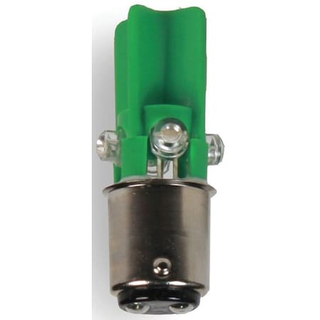 EDWARDS SIGNALING Miniature LED Bulb, 12VAC/DC, Green 270LEDG12V