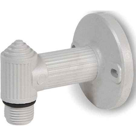 EDWARDS SIGNALING Threaded Wall Mount, Polycarbonate, Gray 270TWM