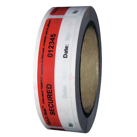 Novavision TamperEvidentTape, Acrylic, PK250 ZS48-29RWSN-250