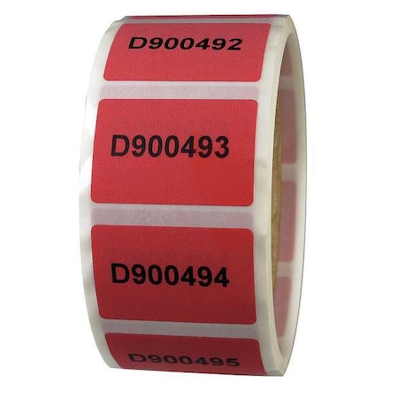 Novavision TamperEvidentLabels, Acrylic, PK254 XSG21-11RESN-250