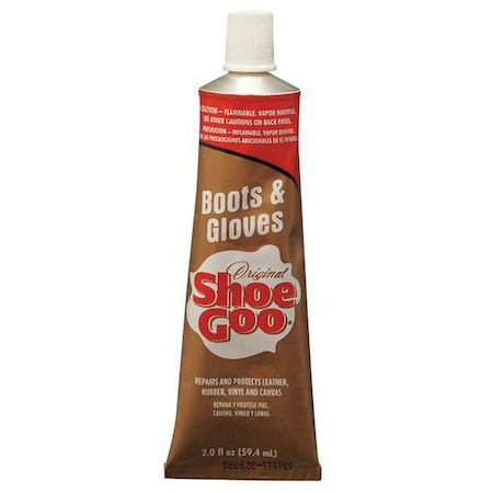 Eclectic Products Hot Melt Adhesive, Shoe GOO(R) Series, Tan, 1 to 3 day Full Cure, 2 oz, Tube 110610