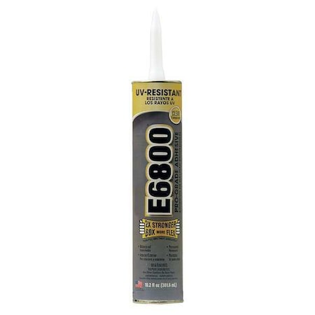 Hot Melt Adhesive, E6800 Series, Tan, 10.2 oz, Cartridge -  ECLECTIC PRODUCTS, 262011