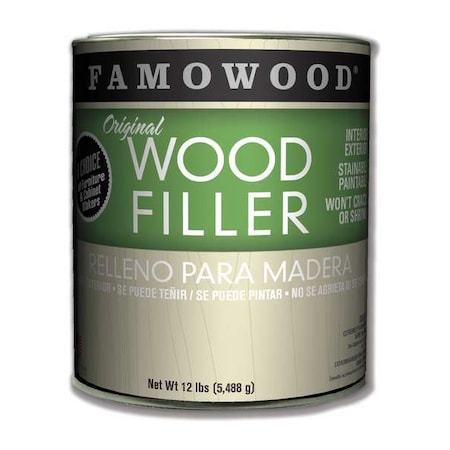 Famowood Wood Filler, Pail, Birch, Original Wood Filler 36001106