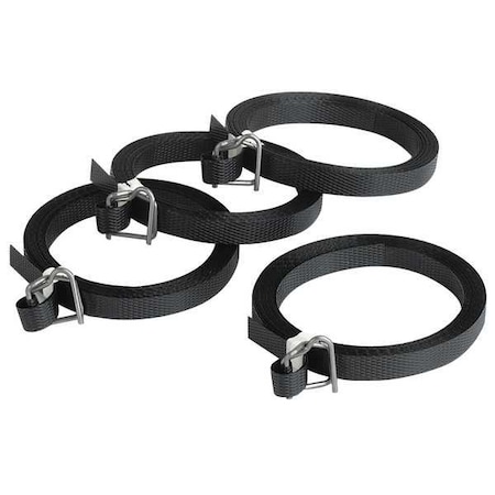 Zoro Select Strap w/Buckle, Embossed, 17 ft. L, PK25 16P025