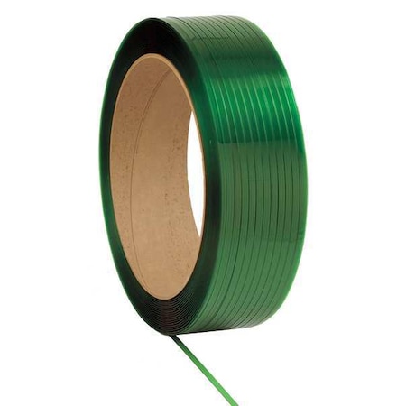 Zoro Select Strapping, Smooth, Polyester, 4000 ft. L 16P054