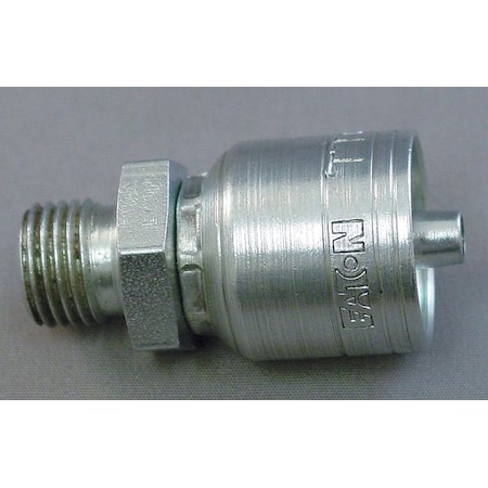 AEROQUIP Hose Fitting, Crimp, BSPP, Straight, 1-1/4 1A20BP20