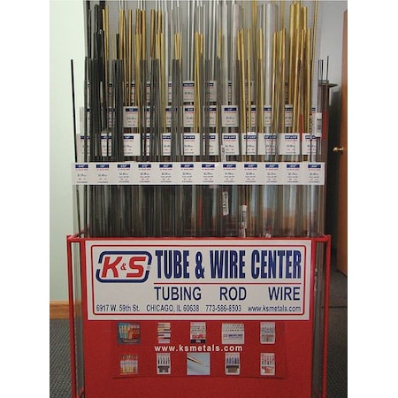 Zoro Select Tube/Wire Assortment, Aluminum/Brass/Steel 4800