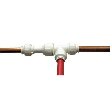 John Guest Tee, Plastic, Push-Fit 3/4", 3/4", 3/4" 3/4TKP