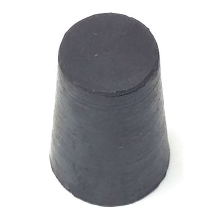 Zoro Select Stopper, 18mm, Rubber, Black, PK181 000-004
