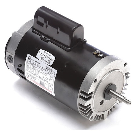 CENTURY Pool Pump Motor, Permanent Split Capacitor, 2 HP, 56J Frame, 3,450 Nameplate RPM B836