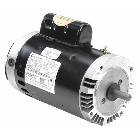 CENTURY Pool Pump Motor, Permanent Split Capacitor, 2 HP, 56C Frame, 3,450 Nameplate RPM B835