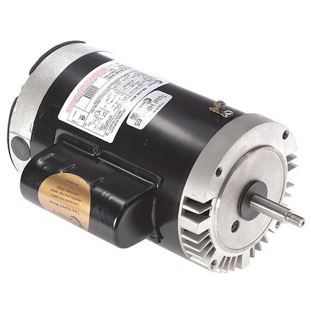 CENTURY Pool Pump Motor, Permanent Split Capacitor, 1 1/2, 1/5 HP, 56J Frame, 3,450/1,725 Nameplate RPM B969