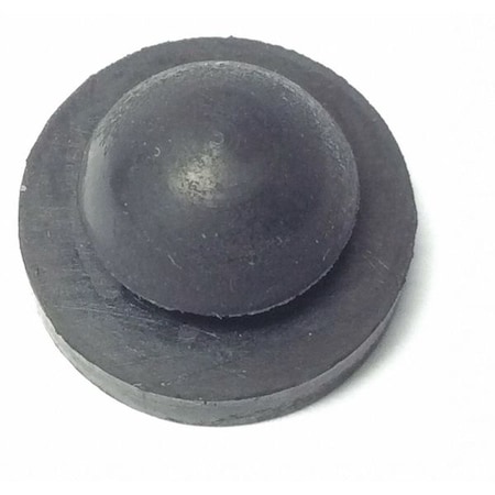 Zoro Select Bumper, Rubber, Black, 23/64"H x 9/16"W, PK.100 1138-034S