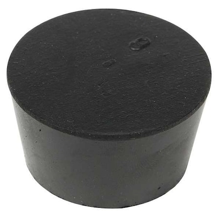 Zoro Select Stopper, 25mm, Rubber, Black, PK20 6-004