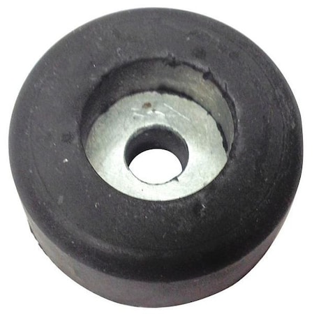 Zoro Select Bumper, Rubber, Black, 5/8"H x 1-1/2"W, PK.10 10192W-017U