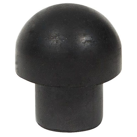 Zoro Select Bumper, Rubber, Black, 9/16"H x 9/16"W, PK.100 868-034S