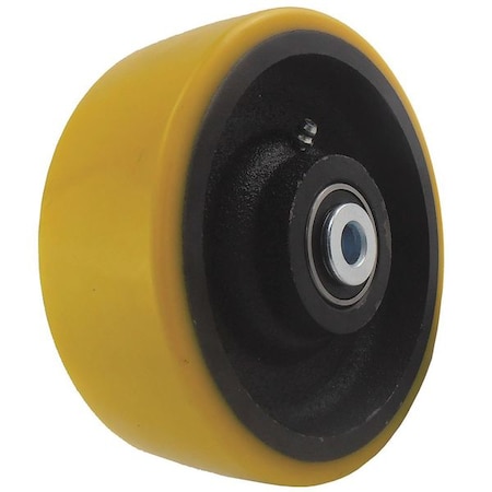 Zoro Select Caster Wheel, Polyurethane, 6 in., 2000 lb