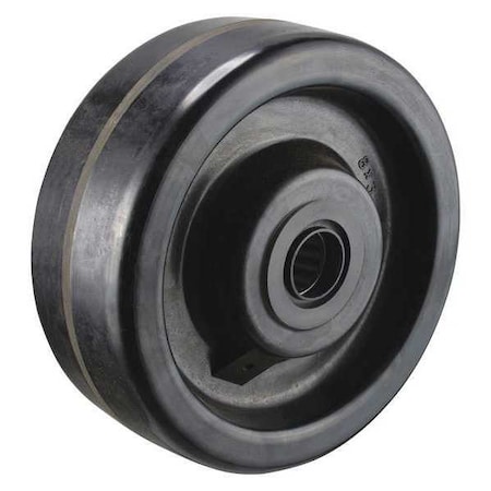 Zoro Select Caster Wheel, 8 in. Dia., 2500 lb., Black P-PH-080X030/100R