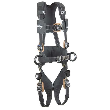 3M Dbi-Sala ExoFit NEX(TM) Full Body Harness, L, 420 lb., Quick-Connect Chest/ Quick-Connect Leg Straps 1113317