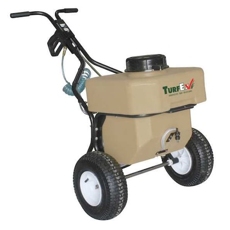 Turfex 12 gal Walk Behind Sprayer, Poly, 8 ft L Hose, Fan Nozzle Spray Pattern, 60 psi Max TL80