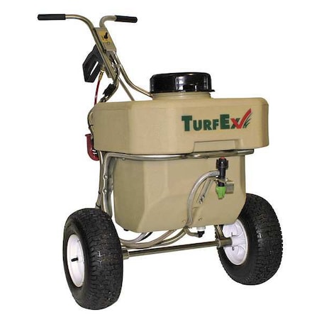 Turfex 12 gal Walk Behind Sprayer, Poly, 8 ft L Hose, Fan Nozzle Spray Pattern, 60 psi Max TL80SS